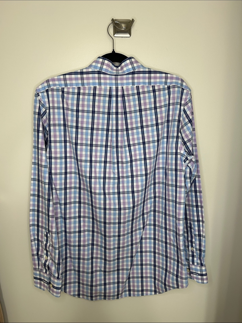 Men's Banana Republic Button Down Shirt Non-Iron Classic Fit Checkered Shirt - Picture 2 of 7